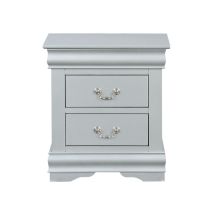 ACME 26703 Louis Philippe III - Nightstand - Platinum