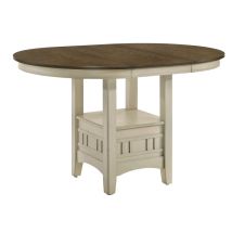 Intercon MI-TA-4260G-RFO-SET Mission Casuals - Counter Table - Rustic White / French Oak
