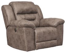 Ashley Furniture 3990598 Stoneland - Power Rocker Recliner - Light Brown