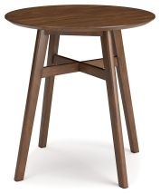 Signature Design by Ashley® D615-13 Lyncott - Brown - Round Dining Room Counter Table