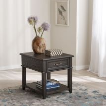 Liberty Furniture 792-OT1020 Mill Creek - Drawer End Table - Peppercorn
