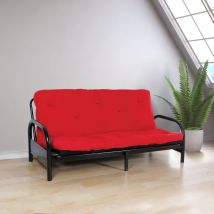ACME 02812 Nabila - Full Futon Mattress, 8"H - Red - 74"