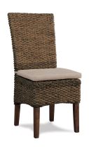 Riverside Furniture 36965 Mix-N-Match Chairs - Woven Side Upholstered Chair (Set of 2) - Hazelnut