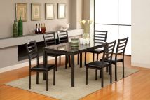 Furniture of America CM3615T-60 Colman - Dining Table - Black