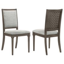 Coaster Fine Furniture 108622 Onslow - Upholstered Dining Side Chair (Set of 2) - Dark Brown