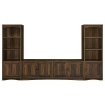 Coaster Fine Furniture 724123-SET Laughlin - 3 Piece Entertainment Center TV Stand - Dark Pine