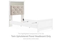 Ashley Furniture B2640-53 Ashley Furniture B2640-53 Altyra - Twin UPH Panel Headboard - White