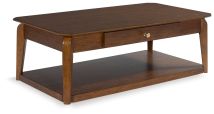 Ashley Furniture T596-1 Trenmour - Rectangular Cocktail Table - Medium Brown