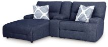 Ashley Furniture 93607S5 Ashley Furniture 93607S5 Acklen Place - 3-Piece Power Reclining Sectional Sofa With Laf Chaise - Navy