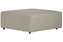 Jackson Furniture Industries 18012-2534/16 Searsport - Castered Cocktail Ottoman - Cement / Tan