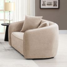 ACME LV03611 Keith - Loveseat With 2 Pillows - Beige Chenille