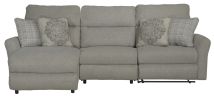 Jackson Furniture Industries 626/12/14/17-46 Jackson Furniture Industries 626/12/14/17-46 McPherson - 3 Piece Power Reclining Sectional With 1 LSF Lay-Back Chaise And 1 Lay-Flat Recliner - Beige