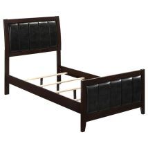 CoasterEveryday 202091T Carlton - Wood Twin Panel Bed - Cappuccino