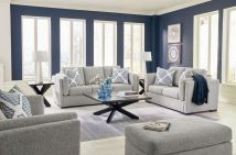 Benchcraft® 54503/38/35/23/14 Benchcraft® 54503/38/35/23/14 Evansley - 4 Pc. - Sofa, Loveseat, Chair And A Half, Ottoman - Pewter