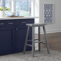 Liberty Furniture 38-B1830-G Creations - 30" Sawhorse Stool - Dark Gray