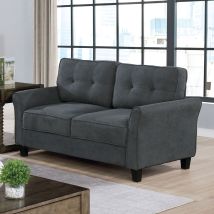 Furniture of America CM6213GY-LV Alissa - Loveseat - Gray