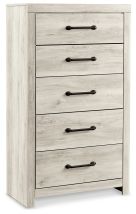 Ashley Furniture B192-46 Cambeck - Five Drawer Chest - Whitewash
