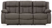 Ashley Furniture 6880488 First Base - Reclining Sofa - Gunmetal