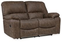 Signature Design by Ashley® 4240486 Kilmartin - Chocolate - Reclining Loveseat