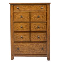 Liberty Furniture 175-BR41 Grandpas Cabin - 5 Drawer Chest - Aged Oak