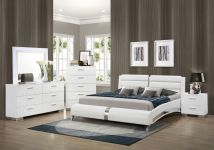 CoasterEssence 300345Q-S5L Jeremaine - 5 Piece Queen Bedroom Set - White