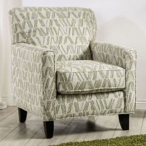 Furniture of America SM8195-CH-PT Gardner - Accent Chair - V - Pattern