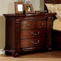 Furniture of America CM7736N Grandom - Nightstand - Cherry