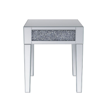 ACME 81417 Noralie - End Table - Mirrored - Wood - 24"