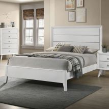 Furniture of America CM7465WH-EK-BED Dortmund - King Bed