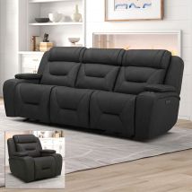 Liberty Furniture 7019CO-UPH-SOREC Liberty Furniture 7019CO-UPH-SOREC Chapman - Sofa & Recliner - Aline Coal