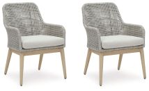 Ashley Furniture P798-601A Seton Creek - Arm Chair With Cushion (Set of 2) - Gray