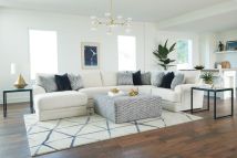Jackson 2470/30/72/75/28-21 Jackson 2470/30/72/75/28-21 Polaris - 3 Piece Sectional With Comfort Coil Seating, 9 Included Accent Pillows And Included Cocktail Ottoman (Left Side Facing Chaise) - Sugar