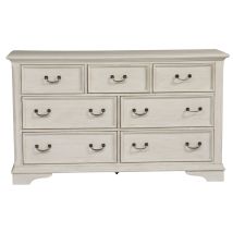 Liberty Furniture 249-BR31 Bayside - 7 Drawer Dresser - White