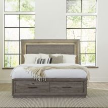 Liberty Furniture 272-BR-QSB Liberty Furniture 272-BR-QSB Horizons - Queen Storage Bed - Graystone