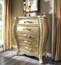 ACME BD01467 Cabriole - Chest - Gold Finish