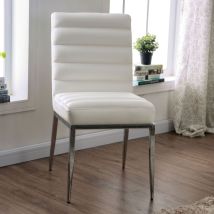 Furniture of America FOA3746SC-2PK Cilegon - Side Chair (Set of 2) - White