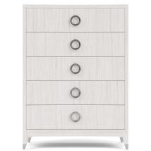 Riverside Furniture 82565 Hepburn - 5 Drawer Chest - White