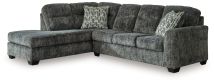 Signature Design by Ashley® 50504S1 Lonoke - Gunmetal - 2-Piece Sectional With Laf Corner Chaise