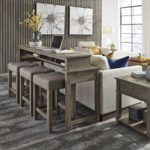 Liberty Furniture 172-OT-4PCS Parkland Falls - 4 Piece Living Room Set - Weathered Taupe