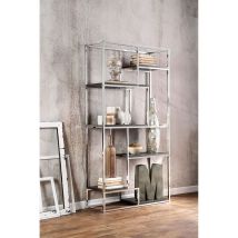 Furniture of America CM-AC6264CRM Elvira - Display Shelf - Pearl Silver