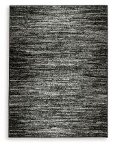 Signature Design by Ashley® R406771 Abageal - Black / White - Large Rug