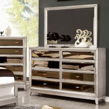 Furniture of America CM7295SV-D Golva - Dresser - Silver
