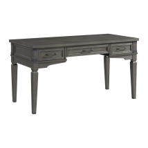 Intercon FR-HO-6028WD-PEW-C Foundry - 60" Writing Desk - Brushed Pewter