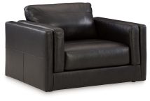 Ashley Furniture 5740523 Amiata - Chair And A Half - Onyx