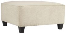 Ashley Furniture 8390408 Abinger - Natural - Oversized Accent Ottoman