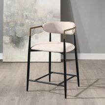 ACME DN02717A Jaramillo - Counter Height Chair - Beige