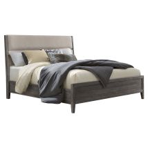 Intercon PO-BR-9550K-BDL-C Portia - King Upholstered Bed - Brushed Brindle