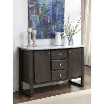 ACME 73169 Madan - Server - Marble & Gray Oak