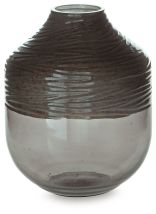 Ashley Furniture A2000726 Harpwick - Vase - 10" - Iridescent Gray