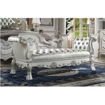 ACME BD01687 Dresden - Bench - Bone White Finish